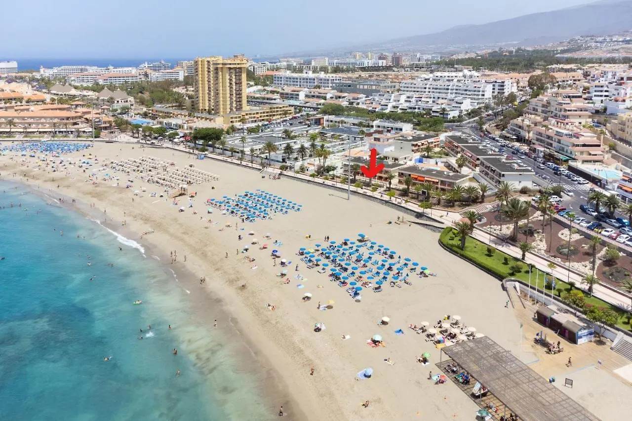 Frontline Playa Las Vistas With Pool, Parking, Sea Los Cristianos  Apartment
