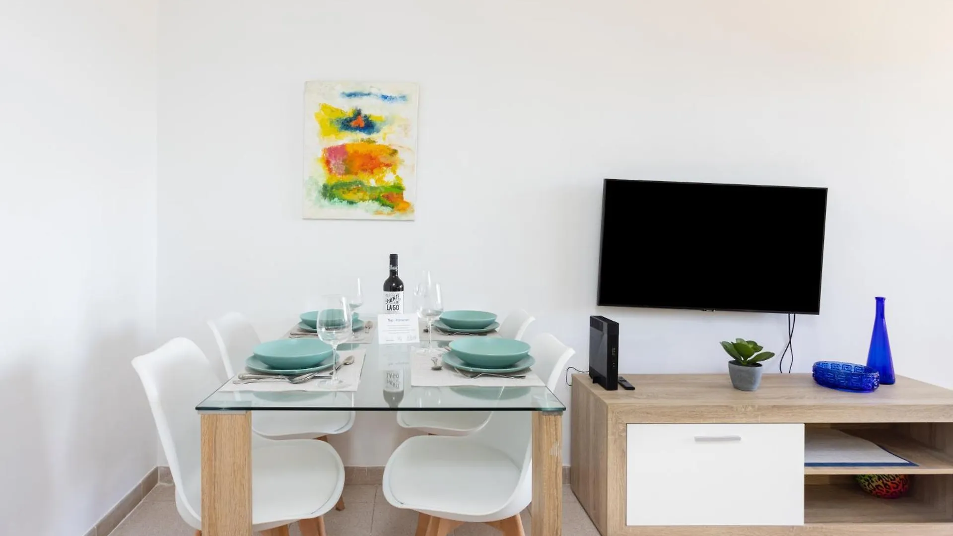 Frontline Playa Las Vistas With Pool, Parking, Sea Los Cristianos  Apartment