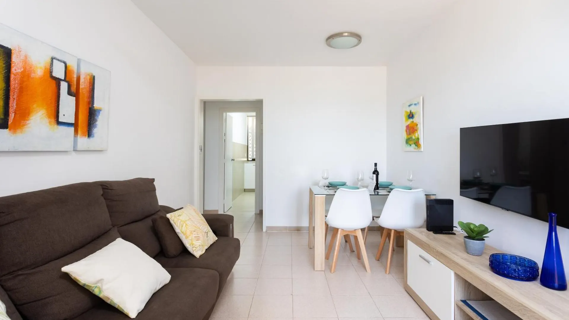Apartment Frontline Playa Las Vistas With Pool, Parking, Sea Los Cristianos