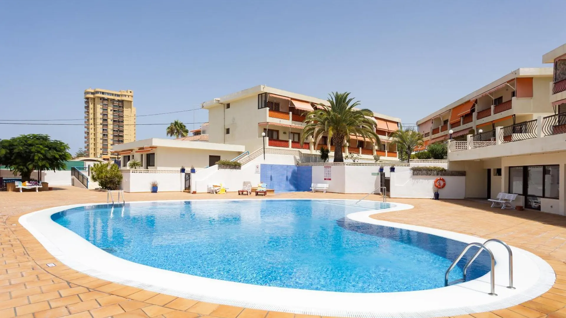 Apartment Frontline Playa Las Vistas With Pool, Parking, Sea Los Cristianos