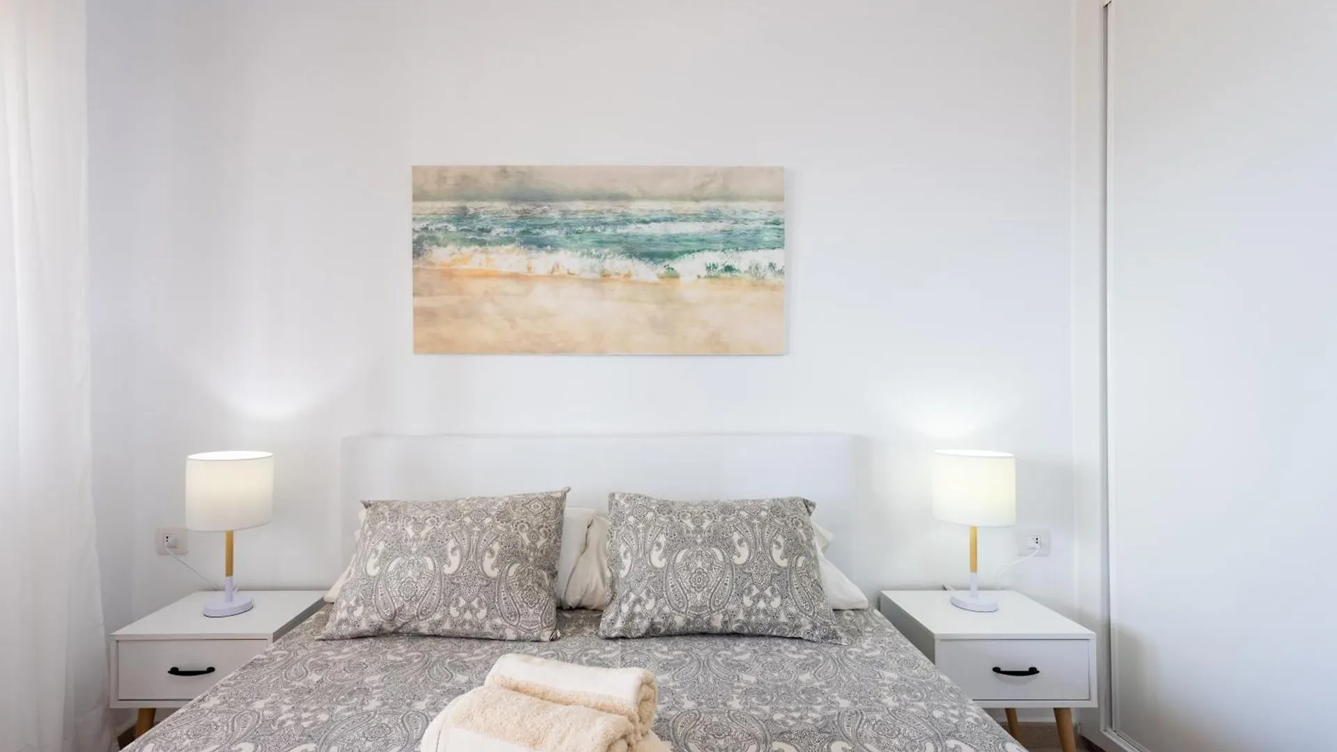 Apartment Frontline Playa Las Vistas With Pool, Parking, Sea Los Cristianos  Spain